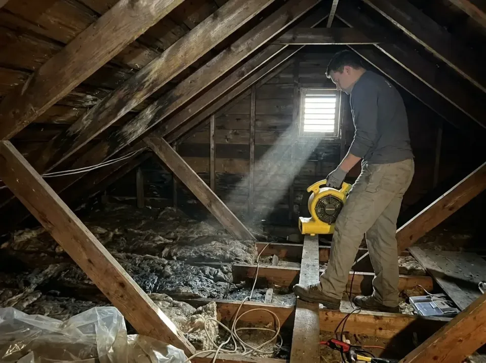 attic-water-damage-drying-proc-007 — frequently asked questions, Emergency Water Extraction & 24/7 Flood Response in Rathdru…
